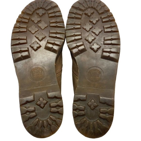 Doc Martens Mens 11 Brown Ankle Boots CK 2128 Dr Made In England 90s Vintage - Picture 9 of 10